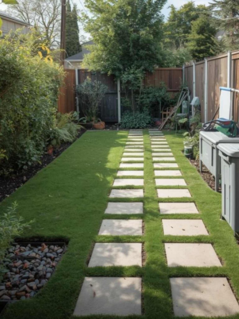 Ein frisch durch Lebensträume Heymann gemachter Garten